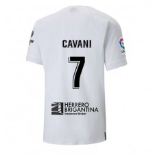 Valencia Edinson Cavani #7 Hjemmedrakt 2022-23 Kortermet